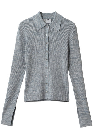 クラネ/CLANEのCOMPACT RIB KNIT SHIRTS(110300/110301)