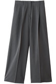 LOW WAIST TUCKED LOOSE SLACKS