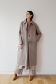 MIX CHECK SOUTIEN COAT/コート