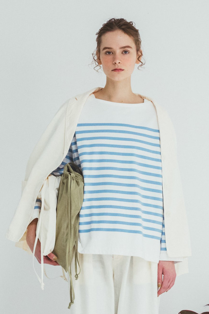 nest Robe ボーダープルオーバー nest Robe(ネストローブ)｜コットン