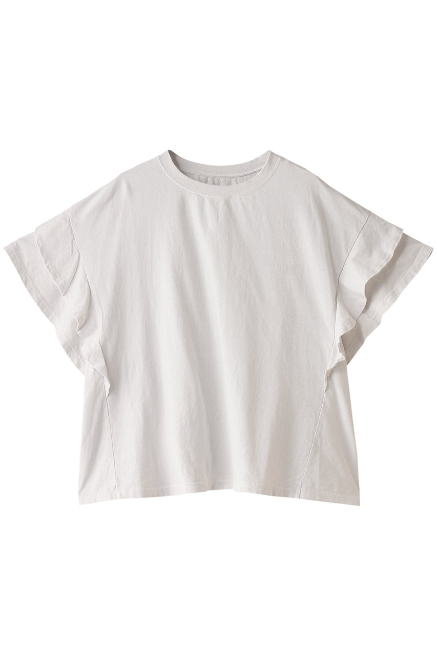 ネストローブ/nest Robeのアップサイクルリノ 天竺ラッフルTシャツ(オフホワイト/01242-1043)
