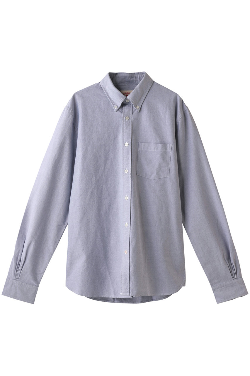 Brooks Brothers ブルックス ブラザーズ メンズ(MENS)【Red Fleece】コットン オックスフォード スポーツシャツ withグログラントリム ブルー