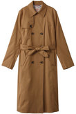 【Red Fleece】ストレッチコットンツイル ダブルブレスト トレンチコート