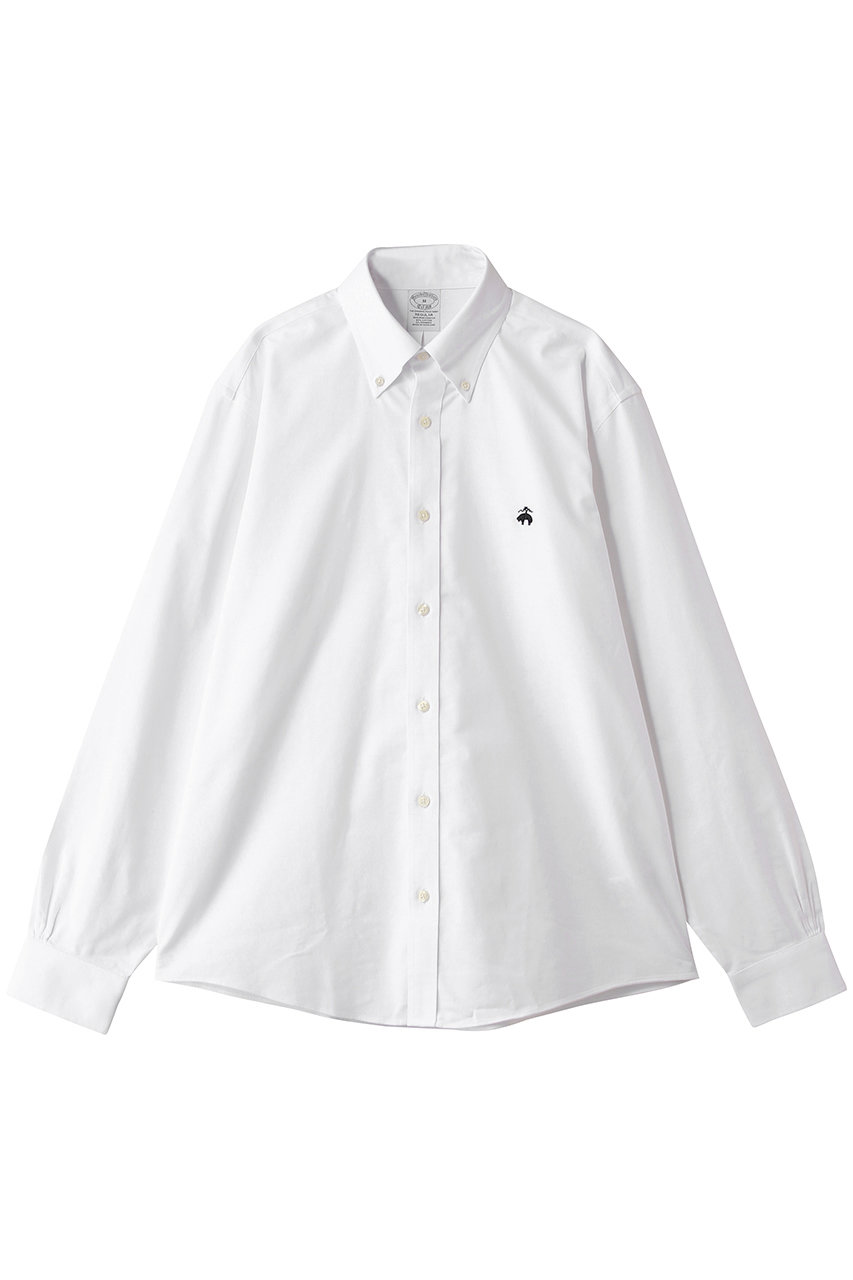 ブルックス ブラザーズ/Brooks Brothersの【MEN】ストレッチオックスフォード GFロゴ カジュアルシャツ Regular Fit(ホワイト/100202523)