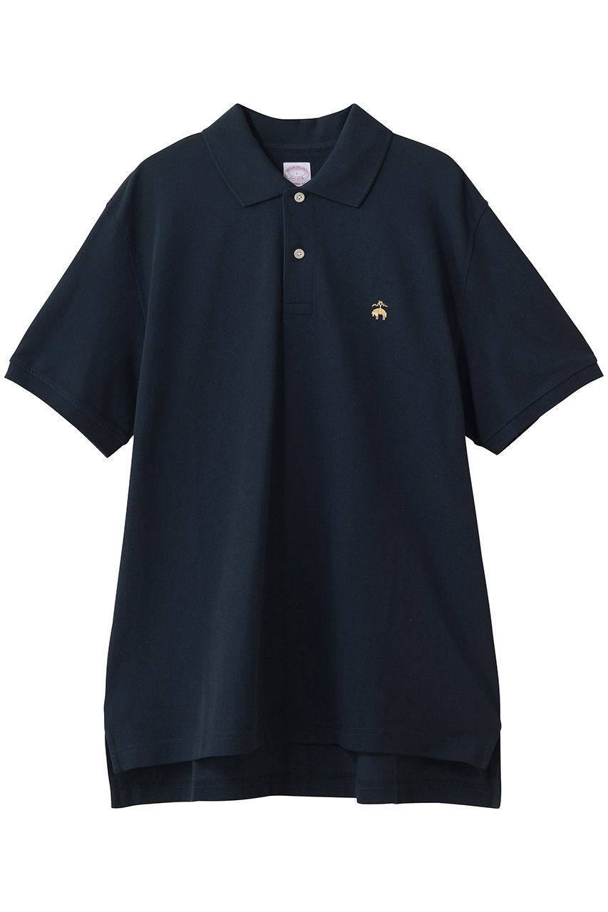 ブルックス ブラザーズ/Brooks Brothersの【MEN】スーピマコットンストレッチ ピケ GFロゴ ポロシャツ Original Fit(ネイビー/100174361)