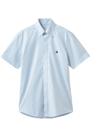 ブルックス ブラザーズ/Brooks Brothersの【MEN】ストレッチコットン GFロゴ ショートスリーブ カジュアルシャツ Regular Fit(110400/110402)