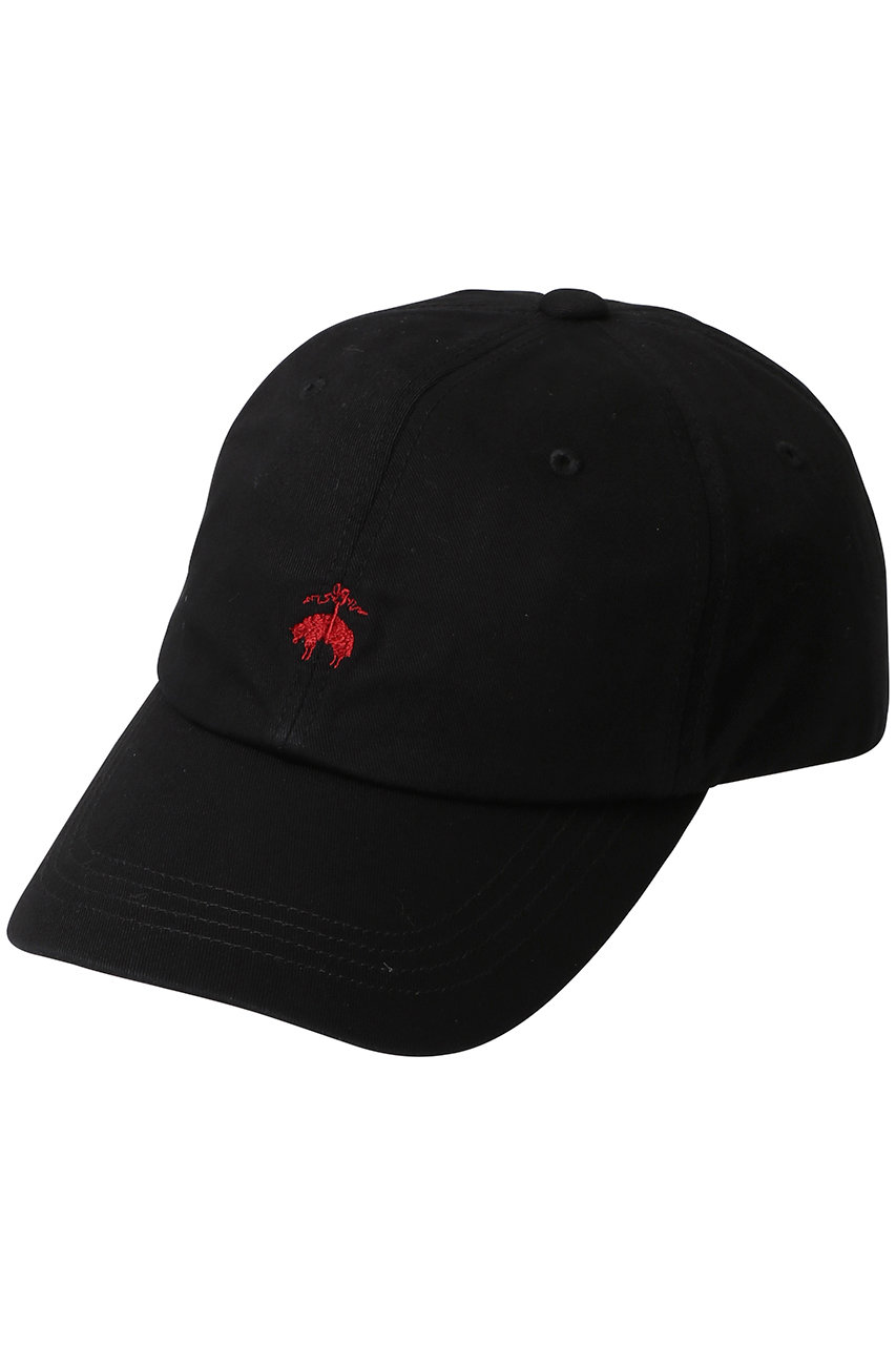 ブルックス ブラザーズ/Brooks Brothersの【UNISEX】コットン ツイル GFロゴ ベースボールキャップ(ブラック/100205928)