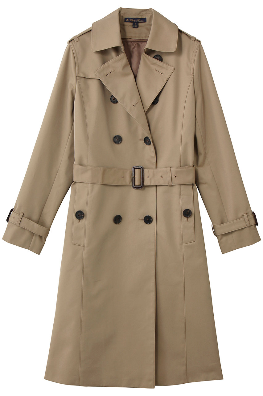 ブルックス ブラザーズ/Brooks Brothersのコットン/ポリエステル トレンチコート(ベージュ/100217341)