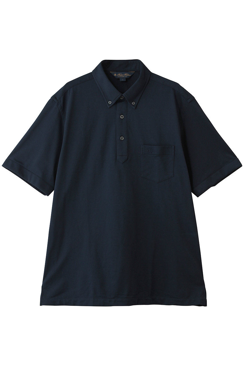 ブルックス ブラザーズ/Brooks Brothersの【MEN】コットン/ポリエステルピケ ソリッド ポロシャツ withポケット(ネイビー/100216641)