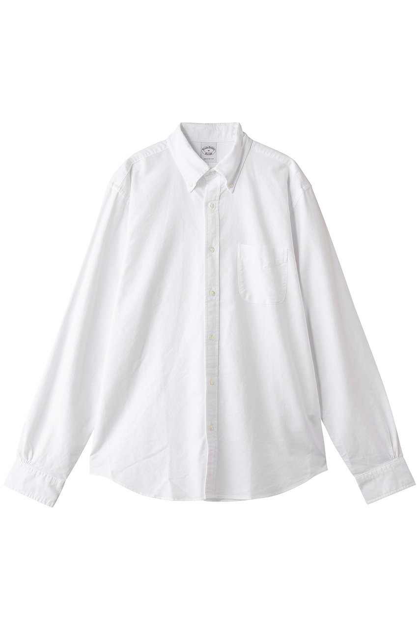 ブルックス ブラザーズ/Brooks Brothersの【MEN】コットン オックスフォード フライデーシャツ(ホワイト/100207819)