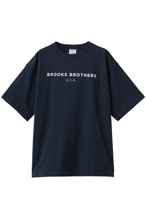 ブルックス ブラザーズ/Brooks Brothersの【UNISEX】◆オンラインストア限定◆LOGO Series　コットン　ロゴプリント　クルーネック　Tシャツ(110100/110102)