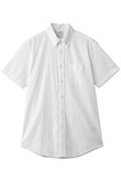 【MEN】ストレッチコットン　シアサッカー　ショートスリーブ　カジュアルシャツ　Regular Fit