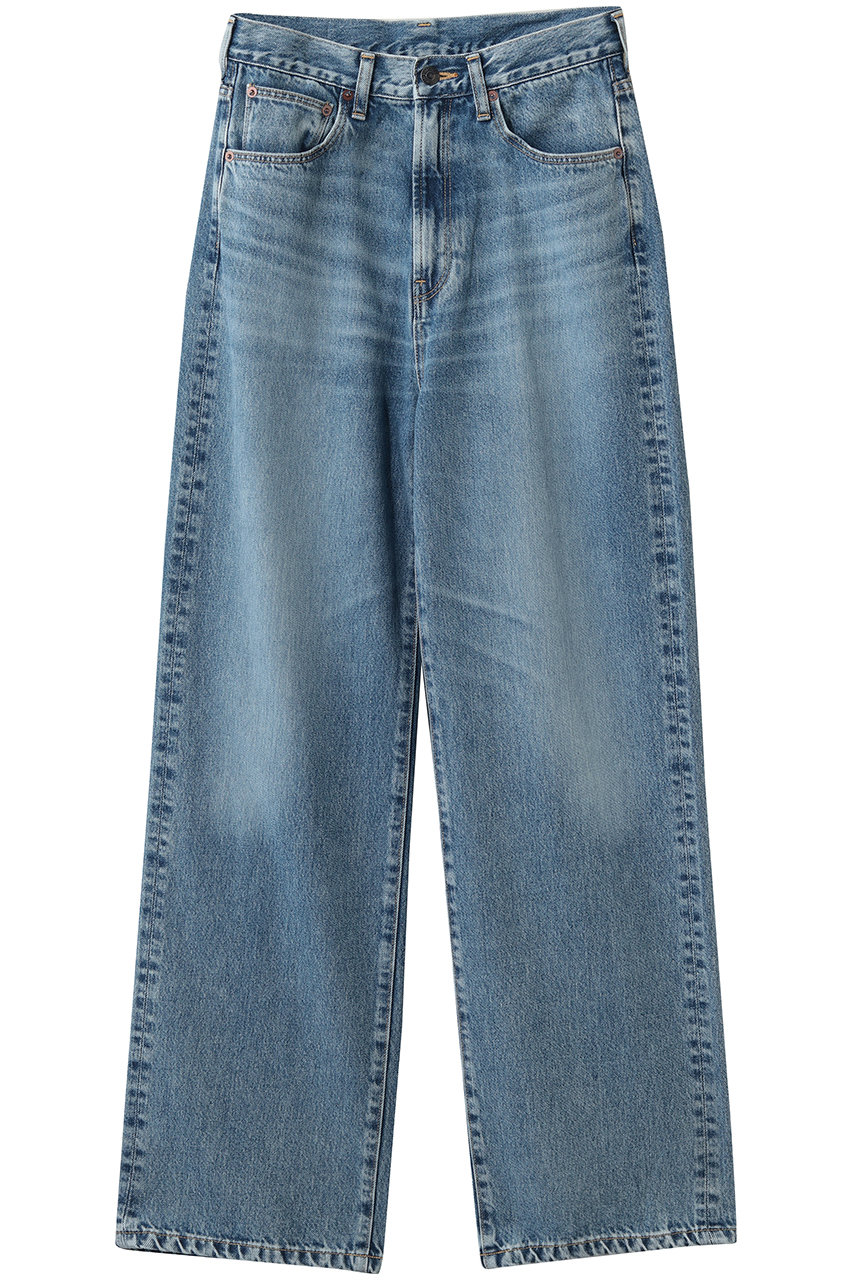 ブルックス ブラザーズ/Brooks Brothersのコットン　ワイドレッグ　デニムパンツ(ライトブルー/330001199)