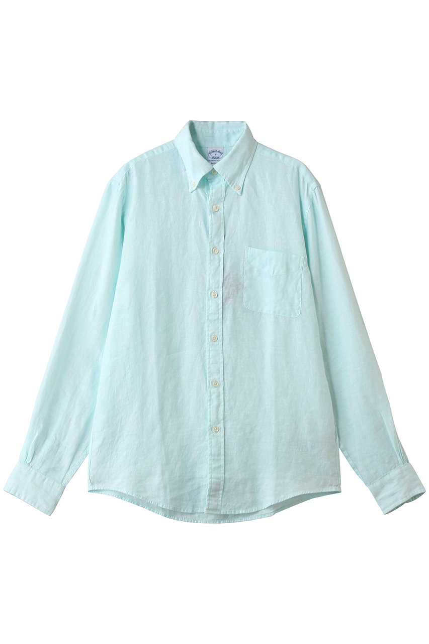 ブルックス ブラザーズ/Brooks Brothersの【MEN】アイリッシュリネン　カジュアルシャツ　Regular Fit(ブルー/100217936)