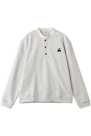 ブルックス ブラザーズ/Brooks Brothersの【MEN】◆オンラインストア限定◆ コットンフレンチテリー　ビッグGFロゴ　ハーフボタンスウェットシャツ(110100/110105)