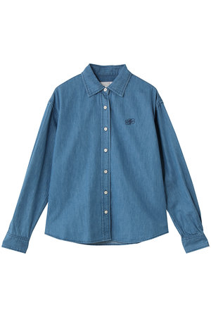 ブルックス ブラザーズ/Brooks Brothersの【Double B Collection】 コットン　ライトウェイトデニム　BBロゴ　オーバーサイズシャツ(110400/110403)