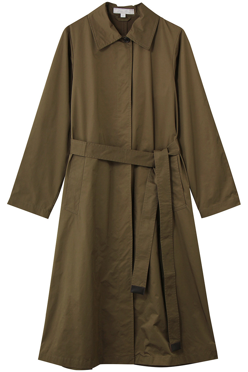 ブルックス ブラザーズ/Brooks Brothersのポリエステル　ハイカウントツイル　パッカブル　ベルテッドロングコート(カーキベージュ/330001964)