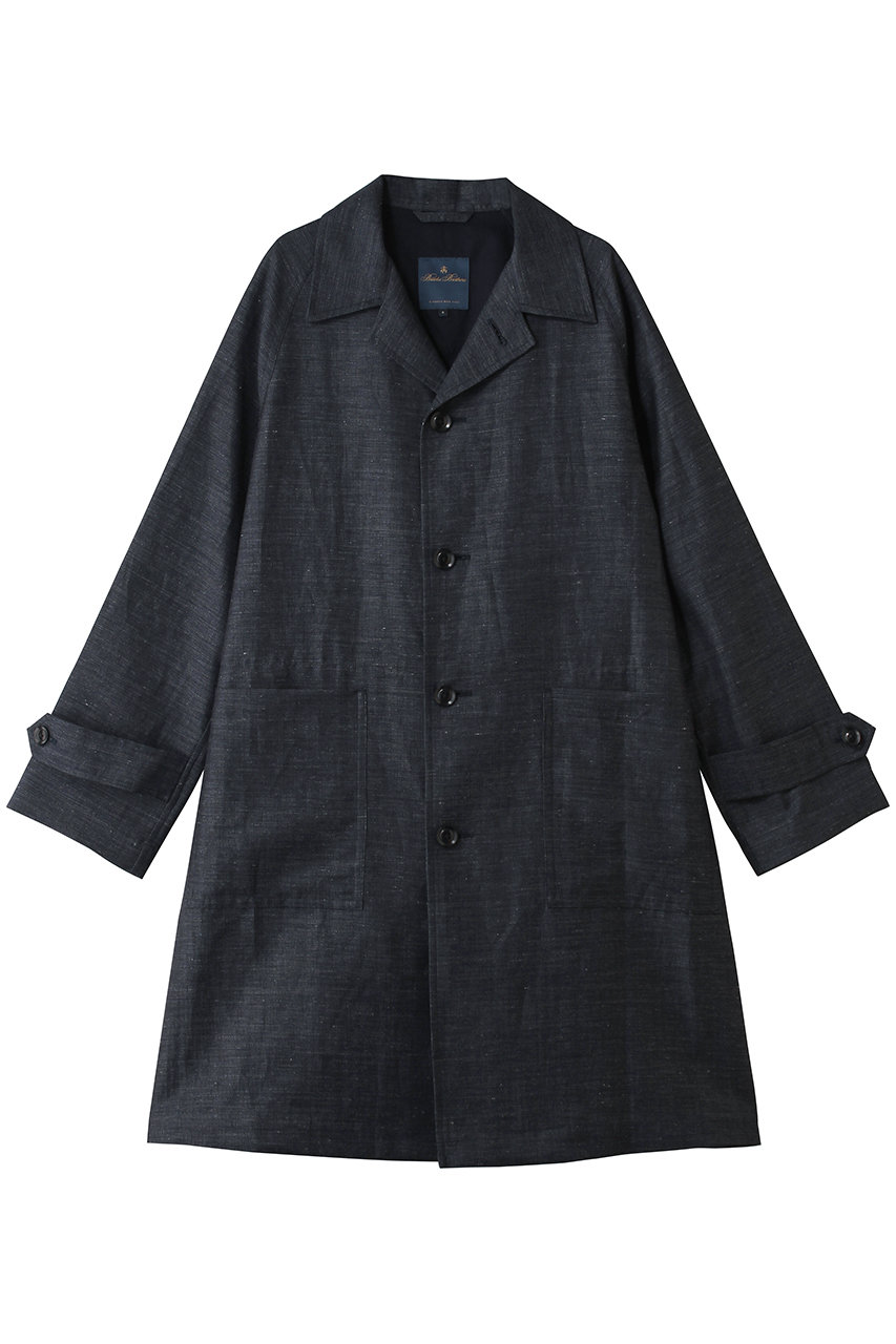 ブルックス ブラザーズ/Brooks Brothersの【MEN】ウール／リネン　ミニヘリンボーン　ショップコート(ダークブルー/330002209)