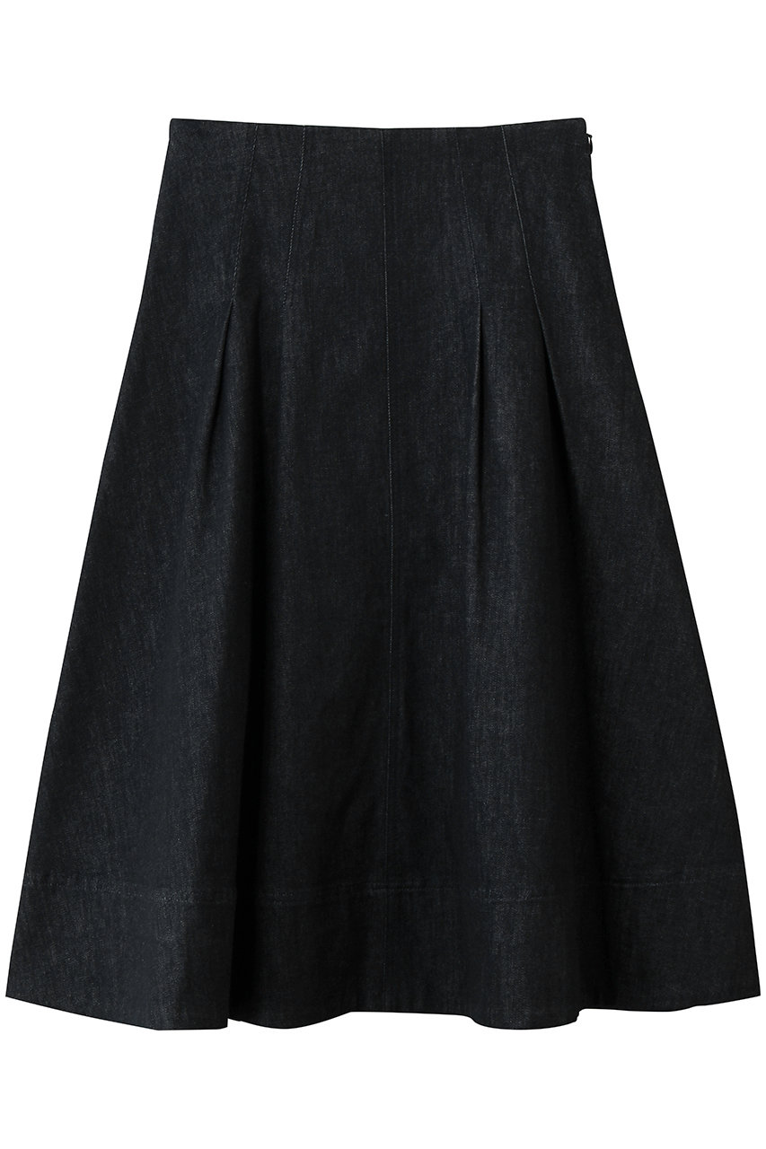 ブルックス ブラザーズ/Brooks Brothersのストレッチコットンデニム　ミディ　フレアスカート(ネイビー/100226836)