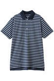 【MEN】Performance Series　ポリエステルブレンド　ストレッチジャージー　BB#1ストライプ　ゴルフポロシャツ