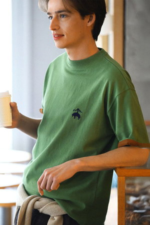 ブルックス ブラザーズ/Brooks Brothersの【MEN】◆オンラインストア限定◆USAコットンジャージー　ビッグGFロゴ　Tシャツ(110100/110102)