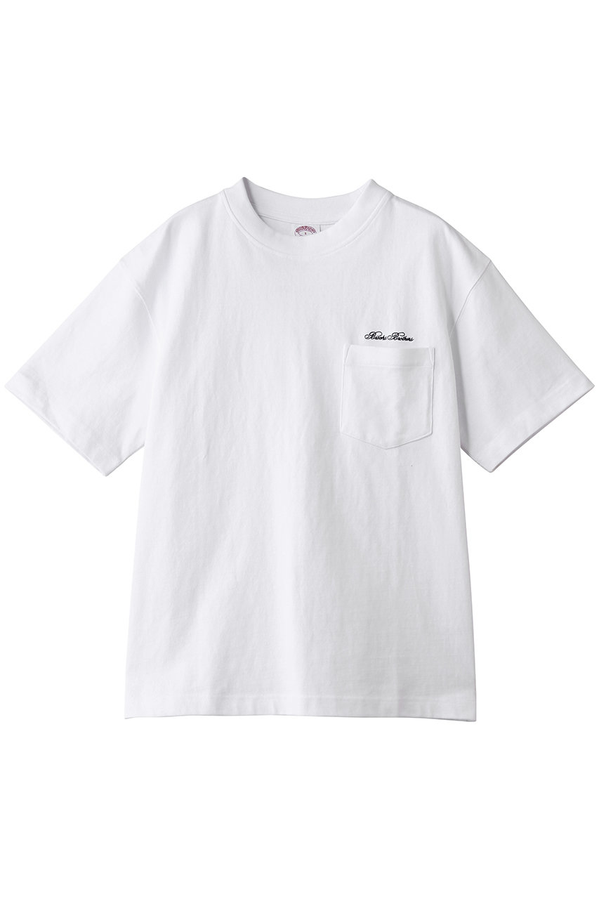 ブルックス ブラザーズ/Brooks Brothersの【MEN】◆オンラインストア限定◆USAコットンジャージー　ヘビーウェイト　ミニロゴ　ポケットTシャツ(ホワイト/330002467)
