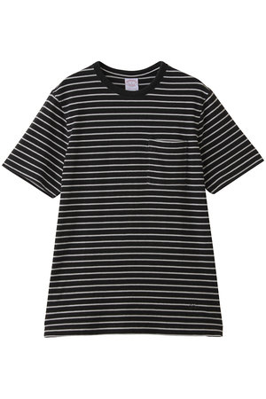 ブルックス ブラザーズ/Brooks Brothersの【MEN】コットン　GFロゴ　マリナーストライプ　ポケットTシャツ(110100/110102)