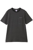 【MEN】コットン　GFロゴ　マリナーストライプ　ポケットTシャツ