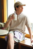 【MEN】◆オンラインストア限定◆ ペーパーヤーン　クルーネック　ショートスリーブセーター