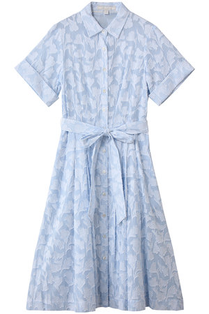 ブルックス ブラザーズ/Brooks Brothersのコットン　ジャカード　ショートスリーブシャツドレス(110500/110502)