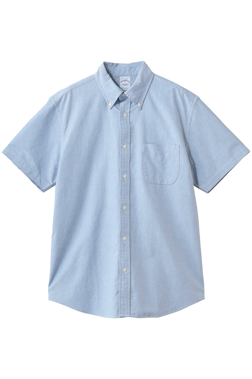 ブルックス ブラザーズ/Brooks Brothersの【MEN】コットン　オックスフォード　ショートスリーブ　フライデーシャツ(ライトブルー/100227073)