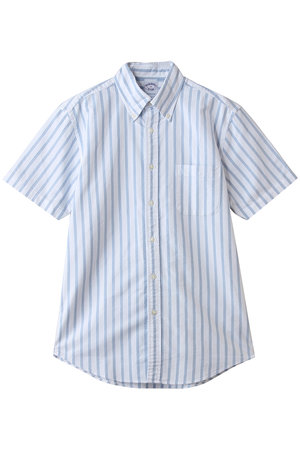 ブルックス ブラザーズ/Brooks Brothersの【MEN】コットン　オックスフォード　ストライプ　ショートスリーブ　フライデーシャツ(110400/110402)