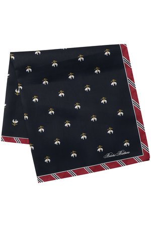 ブルックス ブラザーズ/Brooks Brothersの【MEN】コットン GF/BB#1ストライププリント ハンカチ(149900/149903)