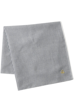 ブルックス ブラザーズ/Brooks Brothersの【MEN】コットン オックスフォード GFロゴ キャンディストライプ ハンカチ(149900/149903)