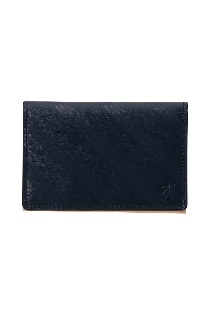 ブルックス ブラザーズ/Brooks Brothersの【MEN】カウレザー　BB#1ストライプ　カードケース(ネイビー/330001826)