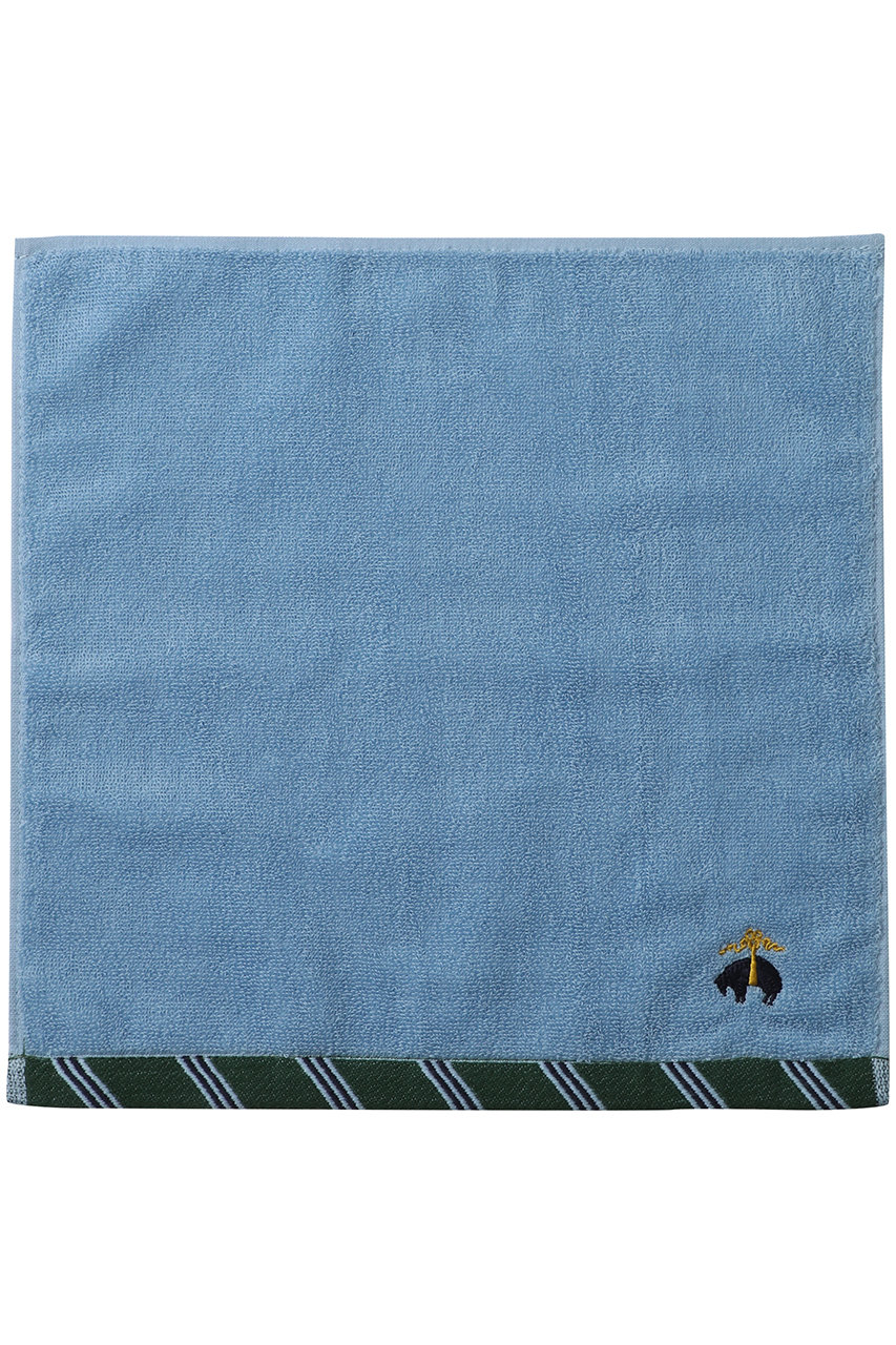 ブルックス ブラザーズ/Brooks Brothersの【MEN】スーピマコットン　BB#1ストライプヘム　ミニタオル(ブルー/330002014)