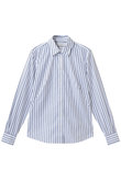 ストレッチコットン　ストライプシャツ　Fitted Fit
