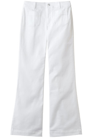 ブルックス ブラザーズ/Brooks Brothersのコットンブレンド　フロントパッチポケット　フレアレッグ　デニムパンツ(110600/110604)