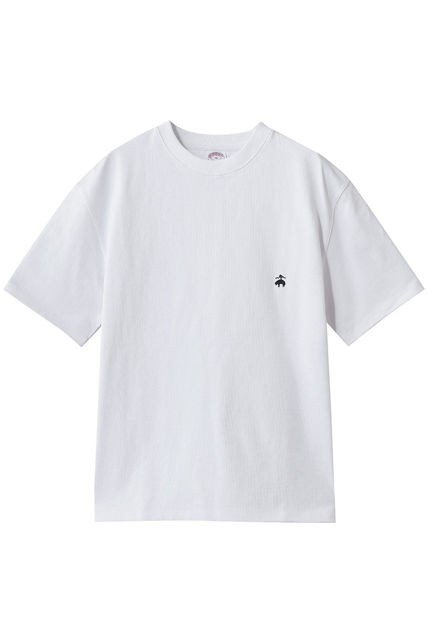 ブルックス ブラザーズ/Brooks Brothersの【MEN】USAコットンジャージー ヘビーウェイト GFロゴ Tシャツ(ホワイト/100217381)
