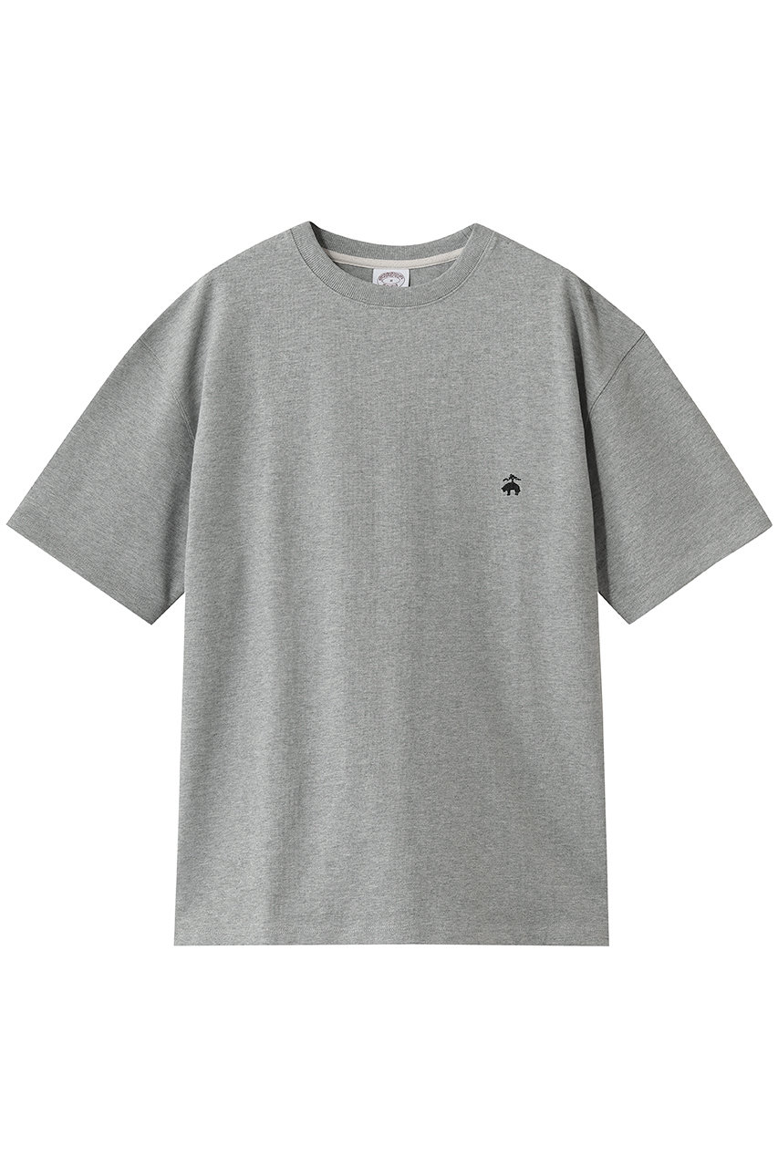 ブルックス ブラザーズ/Brooks Brothersの【MEN】USAコットンジャージー ヘビーウェイト GFロゴ Tシャツ(ヘザーグレー/100217381)