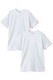 【MEN】コットン ２パック クルーネック Tシャツ Made in USA