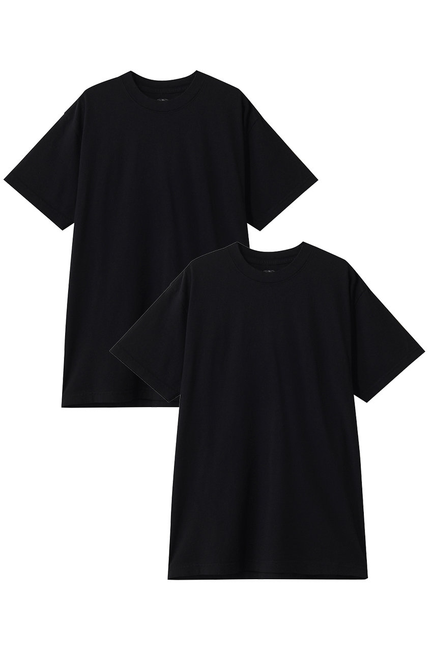 ブルックス ブラザーズ/Brooks Brothersの【MEN】コットン ２パック クルーネック Tシャツ Made in USA(ブラック/100219974)