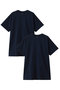 【MEN】コットン ２パック クルーネック Tシャツ Made in USA ブルックス ブラザーズ/Brooks Brothers ネイビー