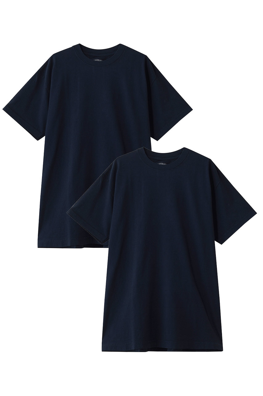ブルックス ブラザーズ/Brooks Brothersの【MEN】コットン ２パック クルーネック Tシャツ Made in USA(ネイビー/100219974)
