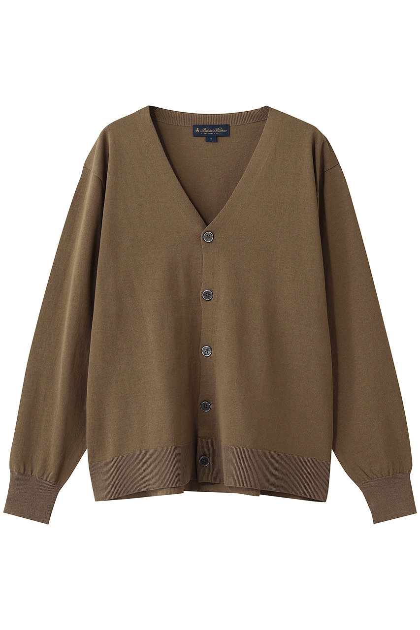 ブルックス ブラザーズ/Brooks Brothersの【MEN】◆オンラインストア限定◆ギマコットン Vネックカーディガン(ブラウン/330001055)