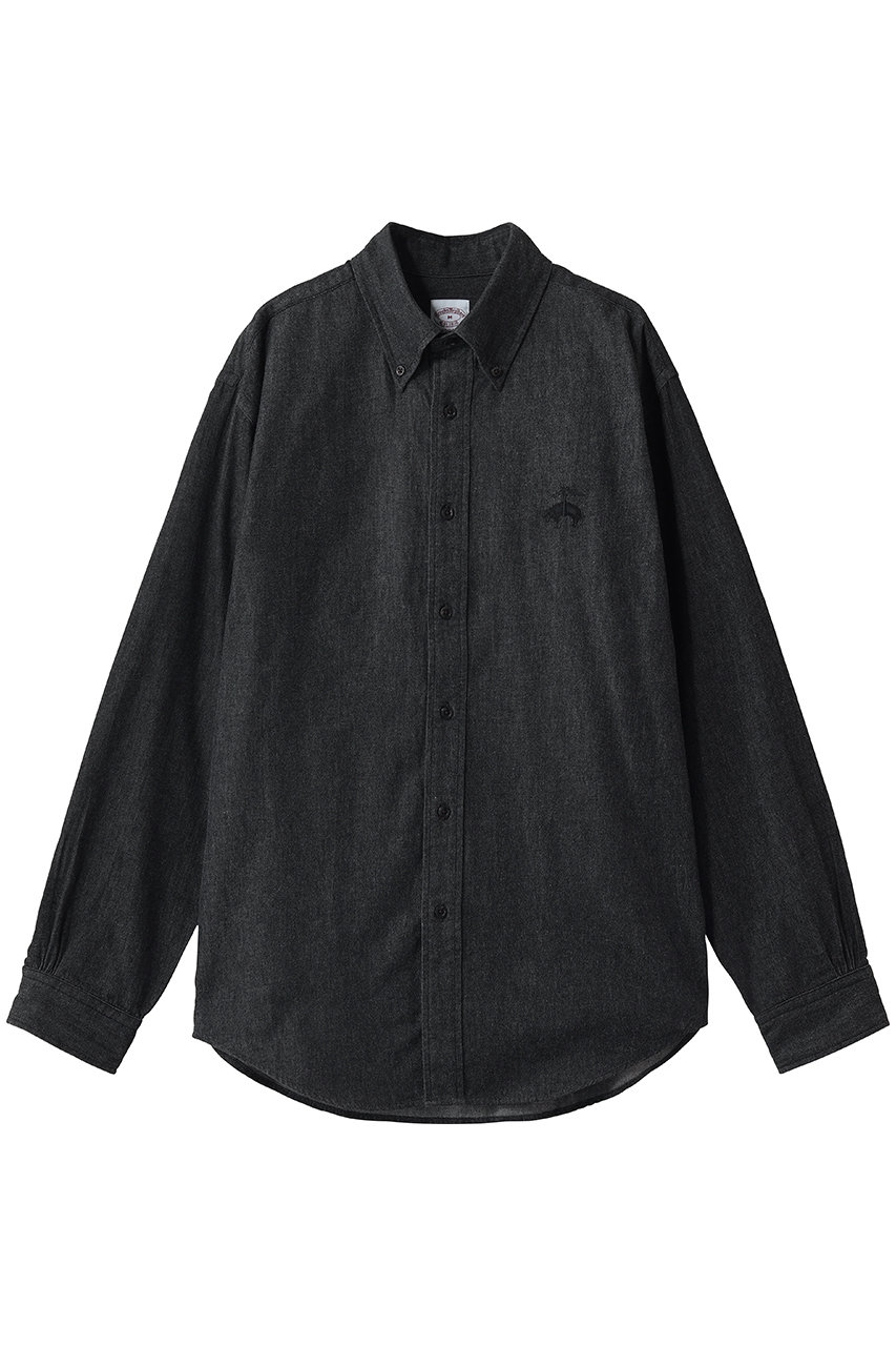 ブルックス ブラザーズ/Brooks Brothersの【MEN】◆オンラインストア限定◆ ビッグGFロゴ　デニムシャツ　Traditional Fit(ブラック/330002161)