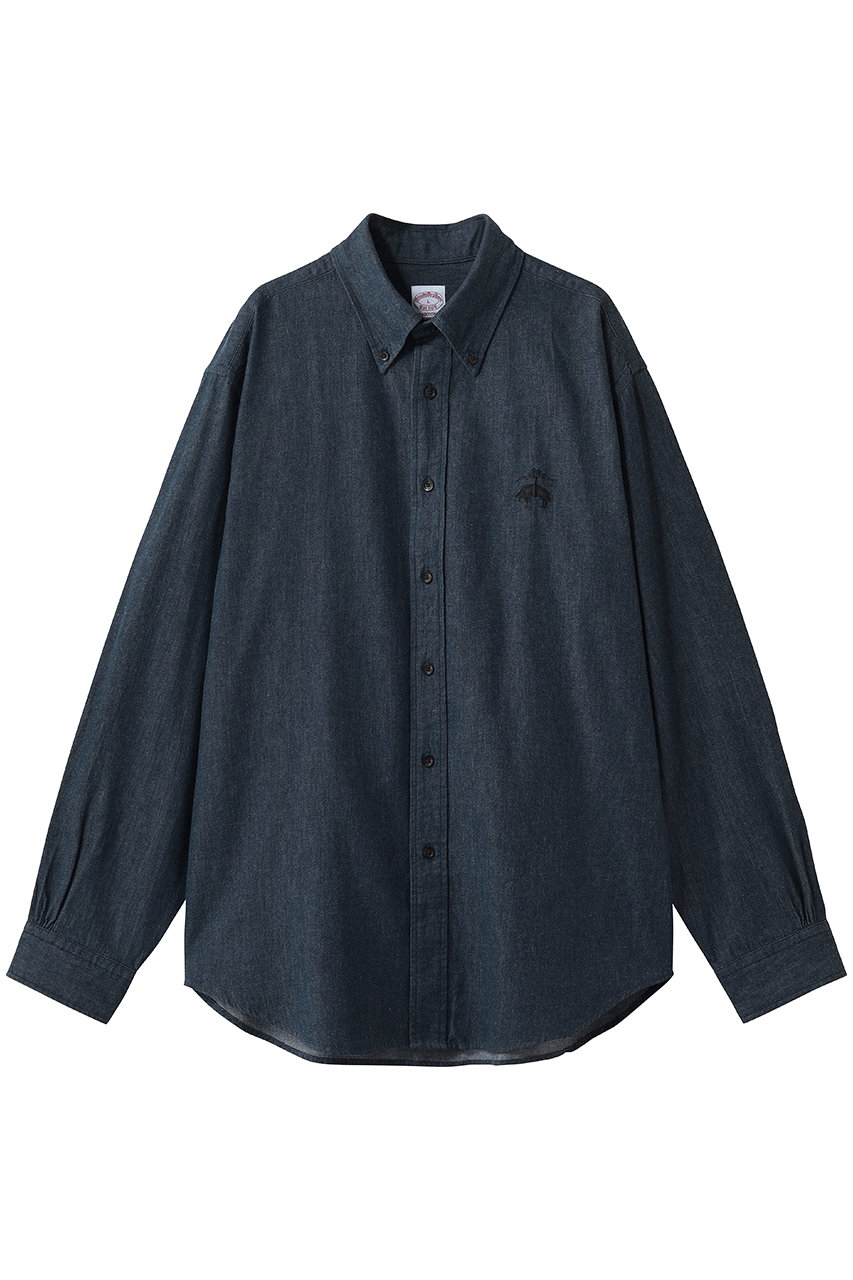 ブルックス ブラザーズ/Brooks Brothersの【MEN】◆オンラインストア限定◆ ビッグGFロゴ　デニムシャツ　Traditional Fit(ブルー/330002161)