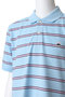 【MEN】コットン　ストレッチピケ　GFロゴワッペン　ストライプ　ポロシャツ　Original Fit ブルックス ブラザーズ/Brooks Brothers