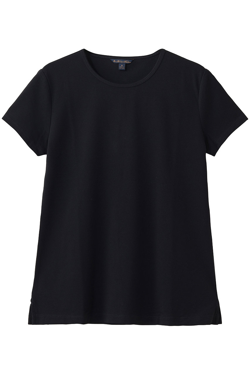 ブルックス ブラザーズ/Brooks Brothersのコットン/レーヨン ストレッチピケ Tシャツ(ブラック/100211485)
