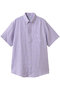 【MEN】アイリッシュリネン　ショートスリーブ　スポーツシャツ　Regular Fit ブルックス ブラザーズ/Brooks Brothers パープル
